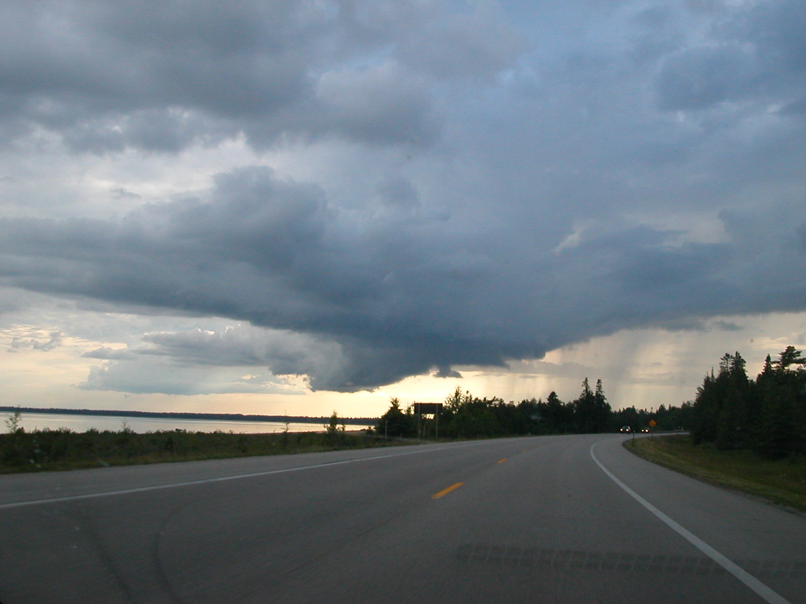 Thunderstorm rolling over the UP