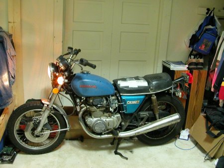 CB360 in storage